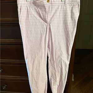 Talbots Relaxed Chino ~ Pink Checkered